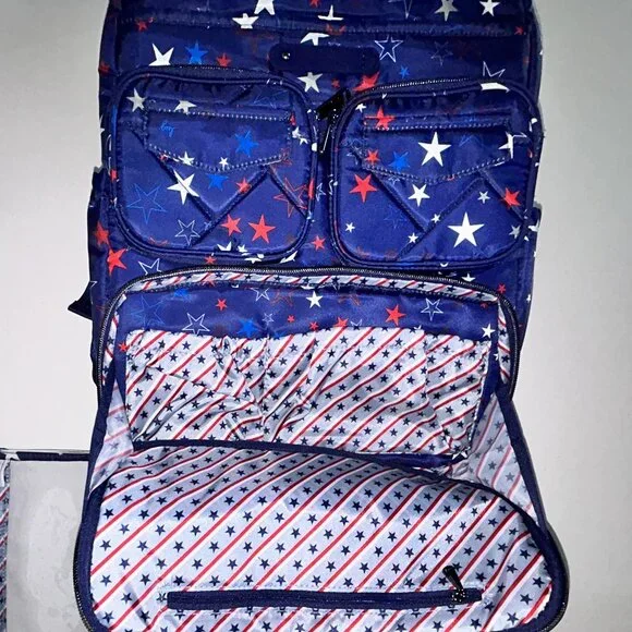 Lug Legacy Collection Puddle Jumper Backpack Star Spangled with Matching Pouch Lug Legacy Puddle Jumper Backpack Star Spangled | eBay main image 4